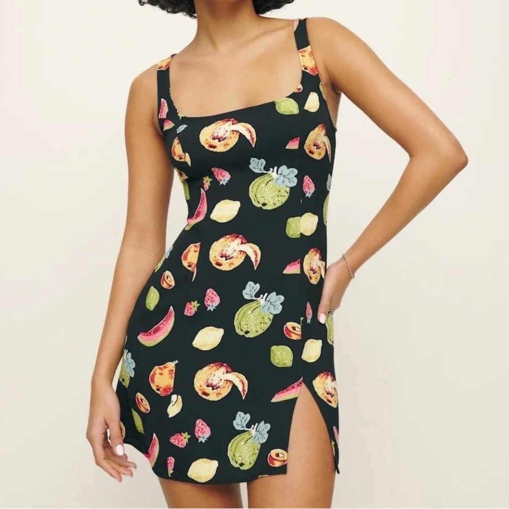 Reformation Noha Fruit Mini Dress